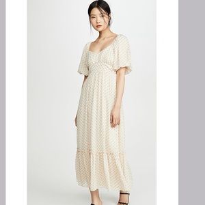 English Factory empire puff sleeve maxi -Shopbop